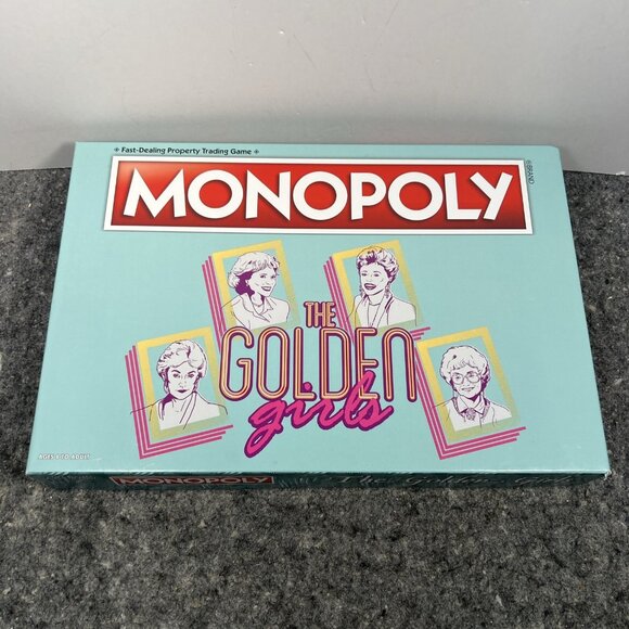 Monopoly The Golden Girls TV Show Board Game  USAopoly-Mostly Sealed Parts-READ - Picture 1 of 14